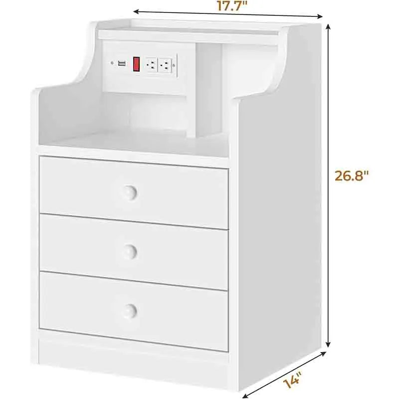 Yoobure Night Stand with Hutch