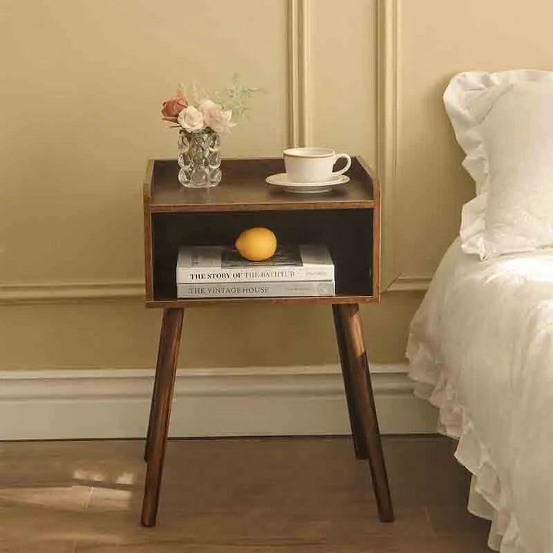 Yoobure Nightstand, Mid Century Modern Side Table