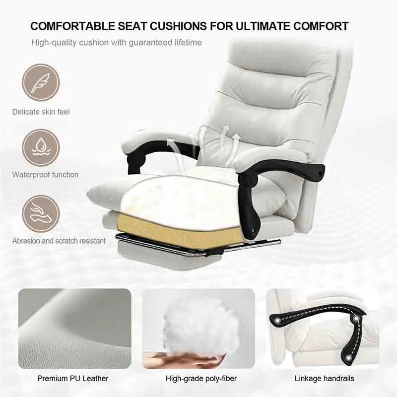 Yoobure Office Chair with Foot Rest Reclining Gaming Chair