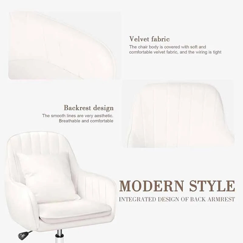 Yoobure Cute Office Chair, White