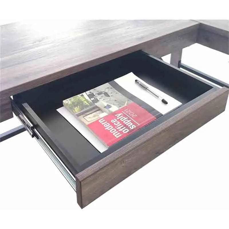 Yoobure L-Shaped Industrial Desk