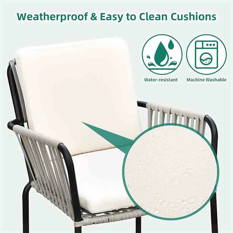 Yoobure Outdoor Dining Chair Set of 2
