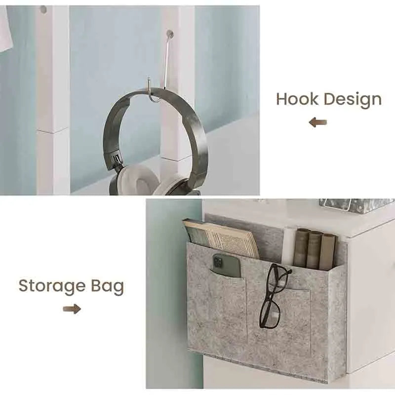 Yoobure 2 Drawer File Cabinet, Filing Cabinet with Lock