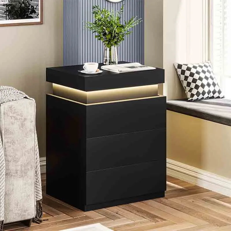 Yoobure Night Stand with Sliding Top