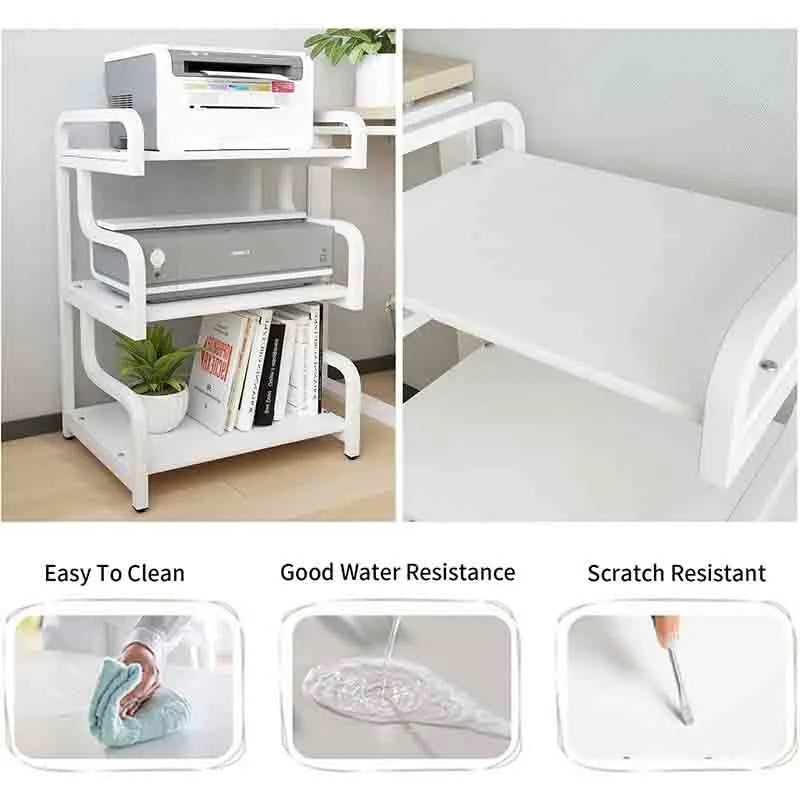 Yoobure 3-Tier Printer Stand with Wheels Storage Cart