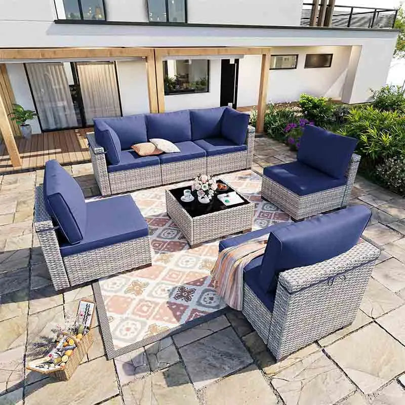 Yoobure 7-Piece Patio Furniture Set, Outdoor Patio Furniture