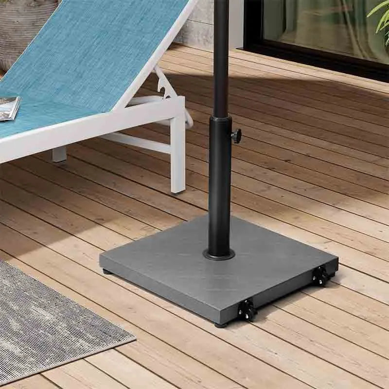 Yoobure Patio Umbrella Base Umbrella Stand with Wheels