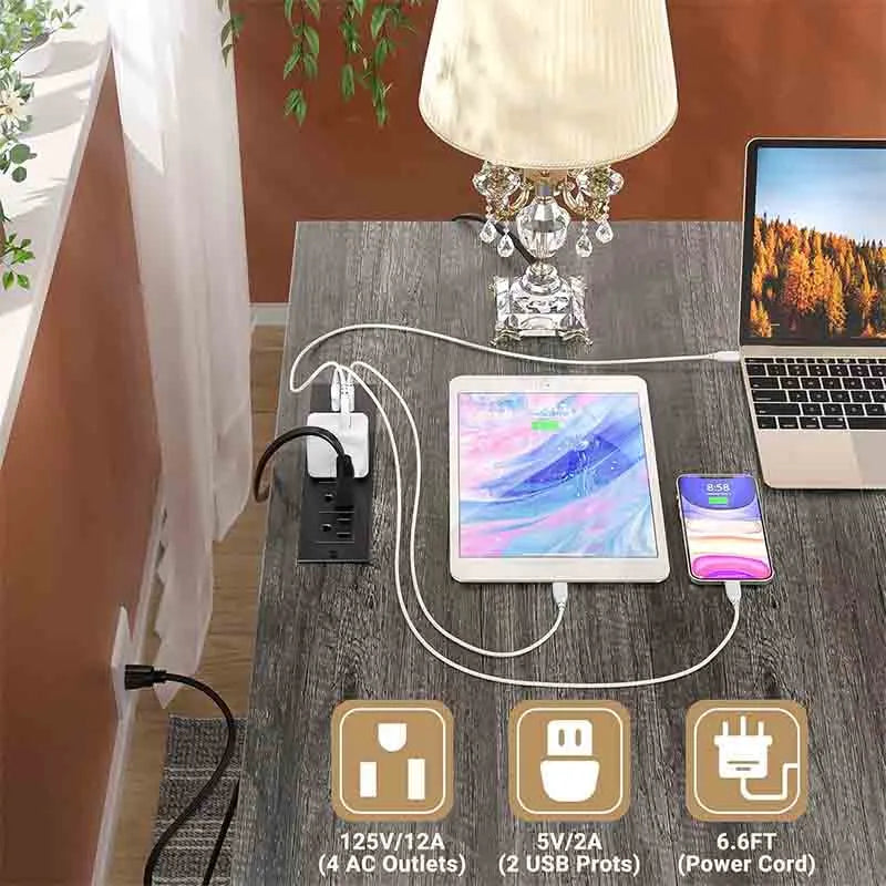 Yoobure L Shaped Desk with Drawers, 60 Inch Corner Desks