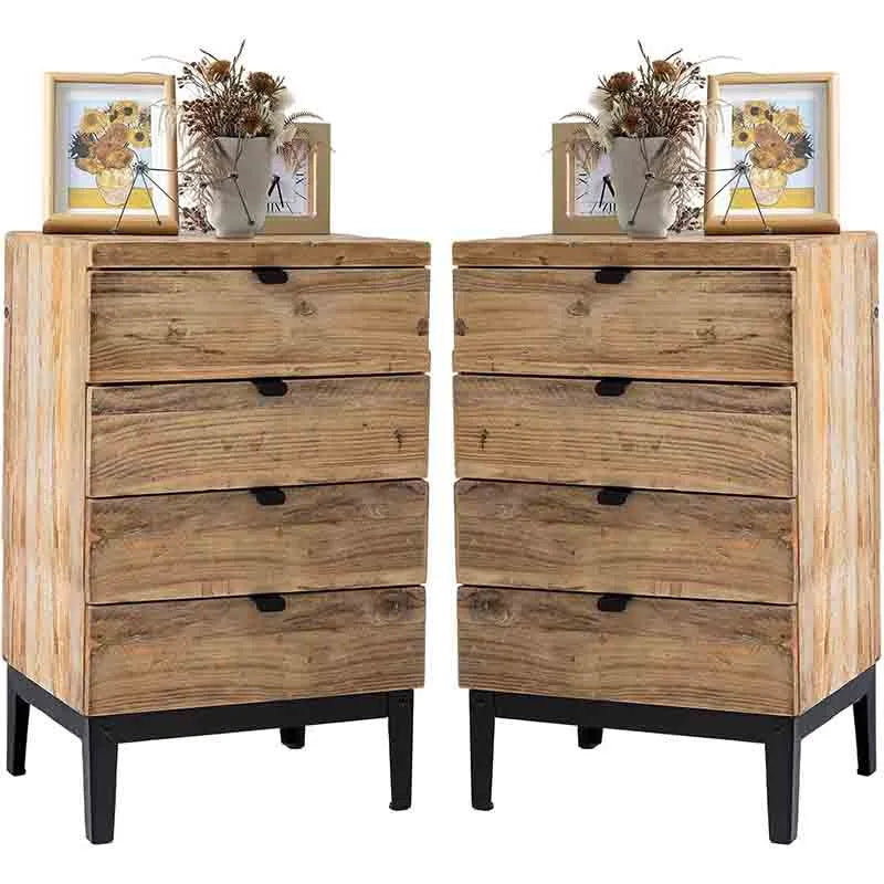 4-Drawers Bedside Tables