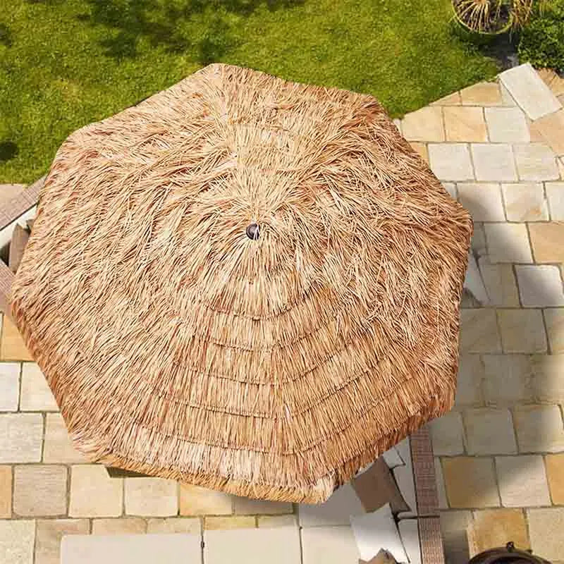 Yoobure Thatched Umbrella Hawaiian Style Beach Umbrella