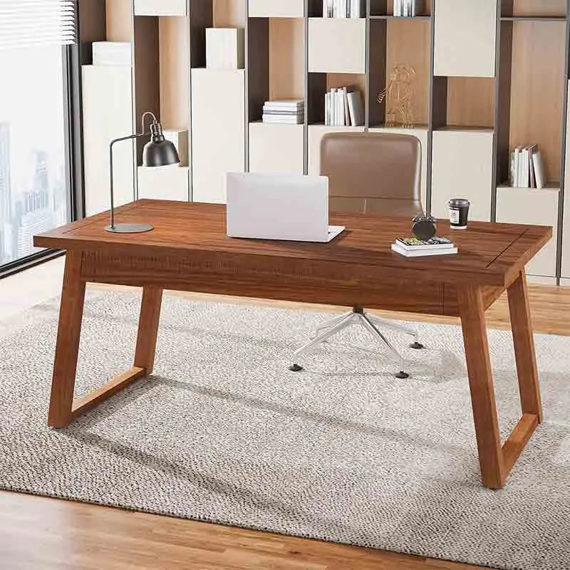 Yoobure Home Office Wooden Computer Desk with Drawer