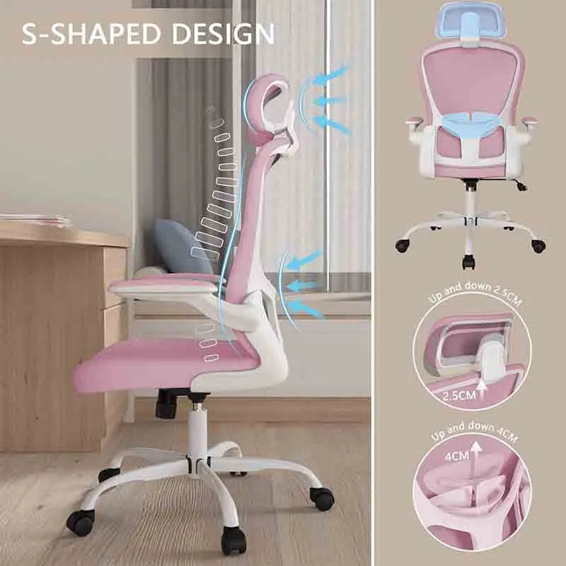 Yoobure Office Chair, Ergonomic Breathable Mesh Desk Chair