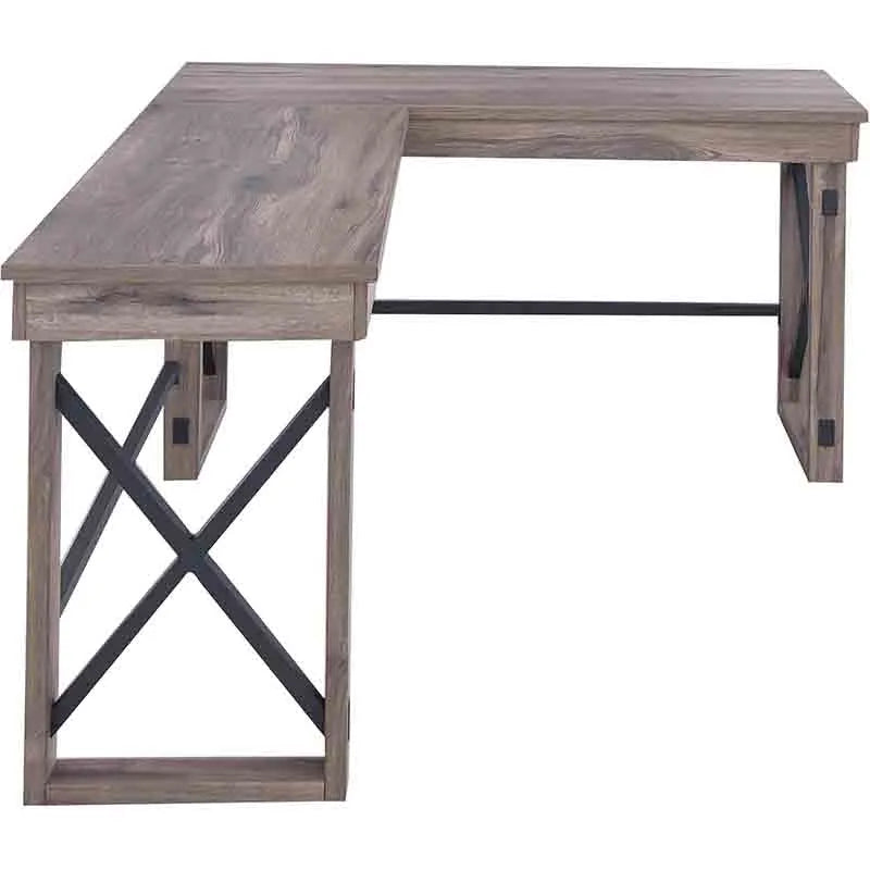 Yoobure L-Shaped Industrial Desk