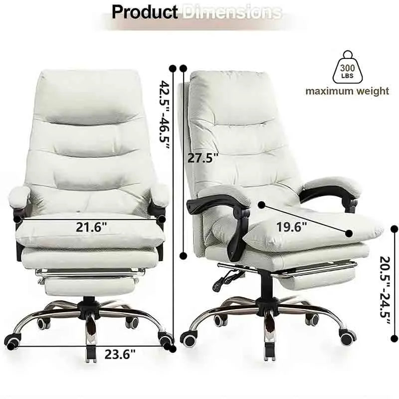 Yoobure Office Chair with Foot Rest Reclining Gaming Chair