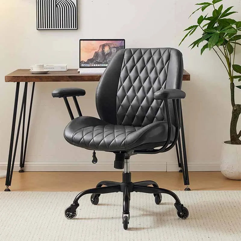 Modern Ergonomic Office Desk Chair, Black