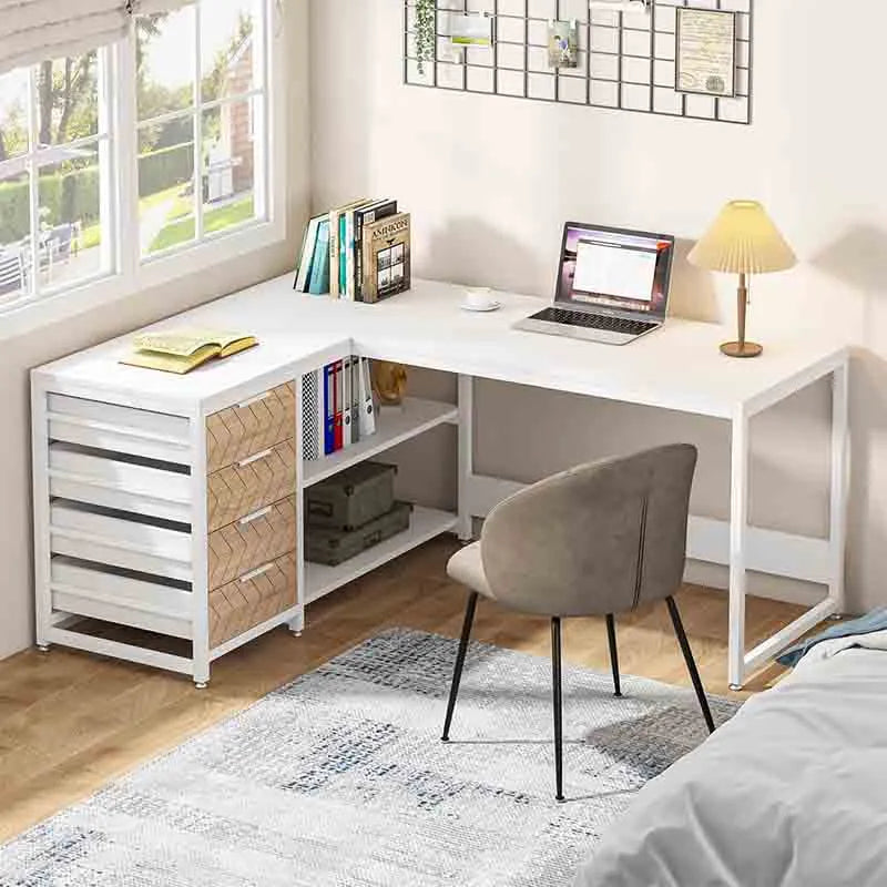 Yoobure 59" Reversible L-Shaped Office Desk
