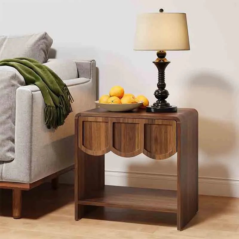 Yoobure Night Stand Set of 2 Farmhouse Wood Nightstand
