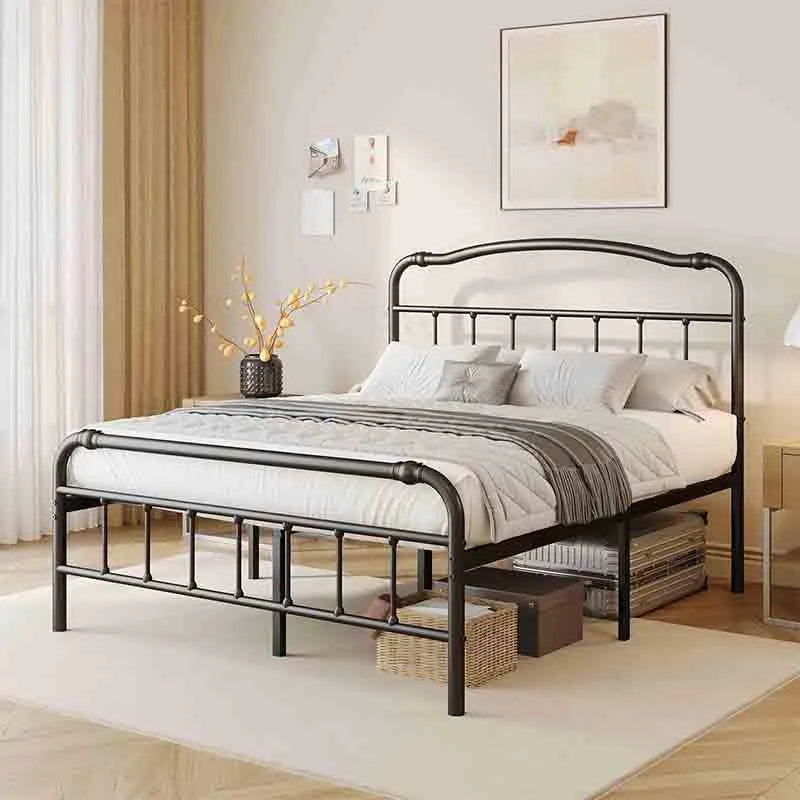 Yoobure Vintage-Inspired 18 Inch Metal Bed Frame