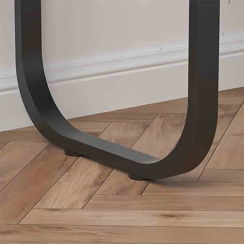 Yoobure 55 Inch L-Shaped Table with Storage Cabinet, Dark Grey & Black