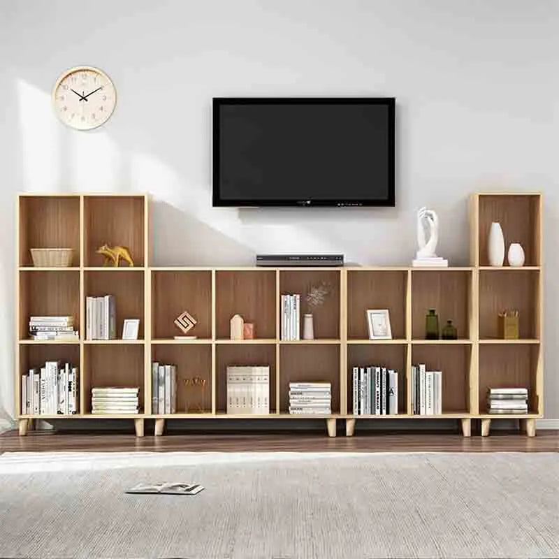 Yoobure Open Cube Low Bookcase Freestanding Display Cabinet