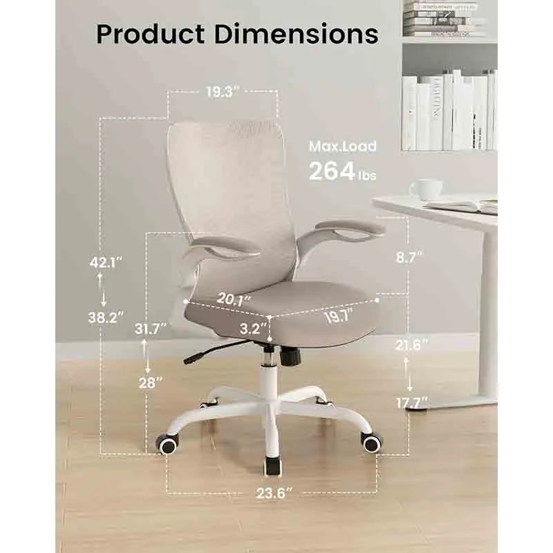 Yoobure Ergonomic Desk Chair with Adjustable Lumbar Support