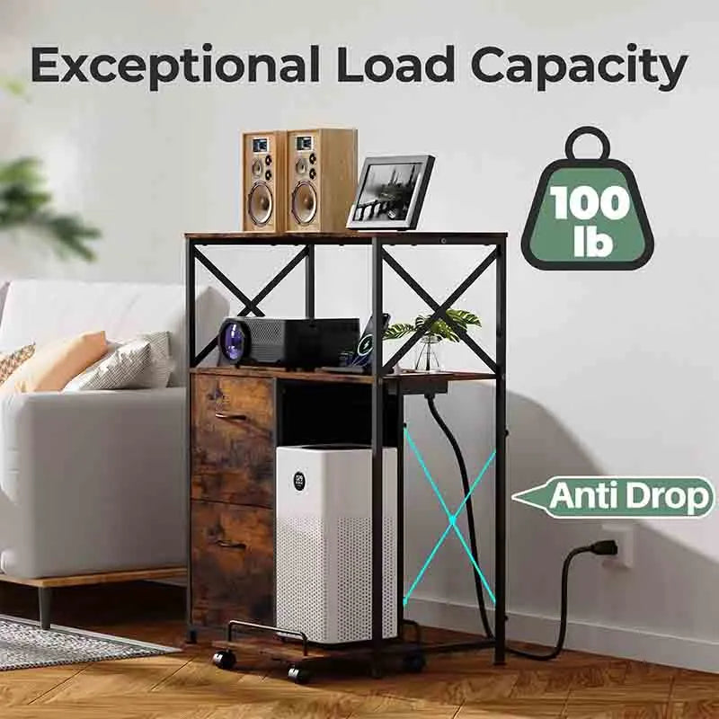 Yoobure 2 Drawer File Cabinets for Home Office Organization