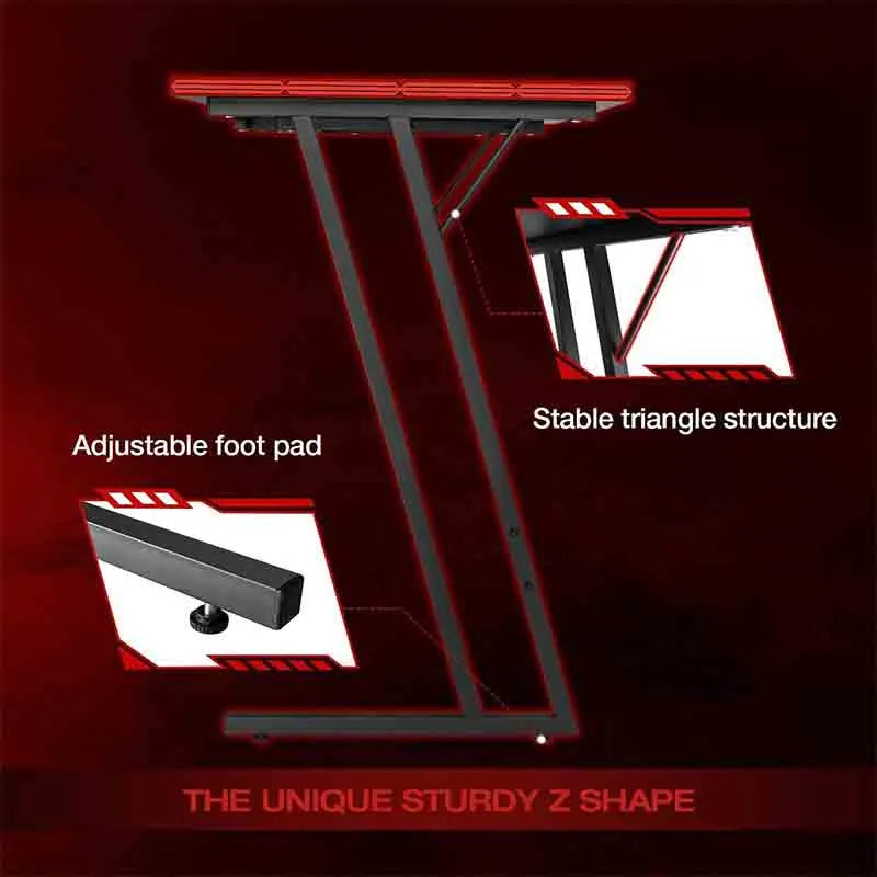 Yoobure L Shaped Gaming Desk with Large Monitor Riser Stand