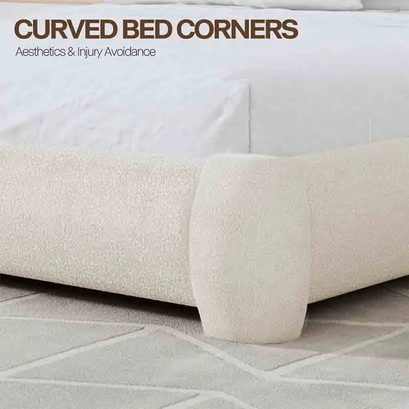 Yoobure Bed Frame Full Size Soft Thickened Board Bedframe