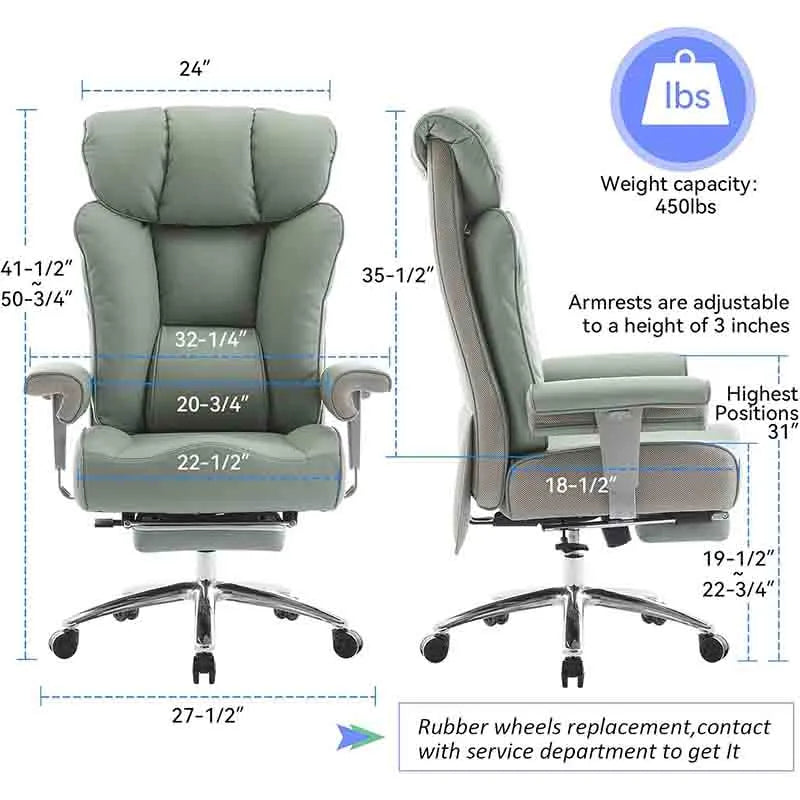 Yoobure Big and Tall Office Chair Computer Chair
