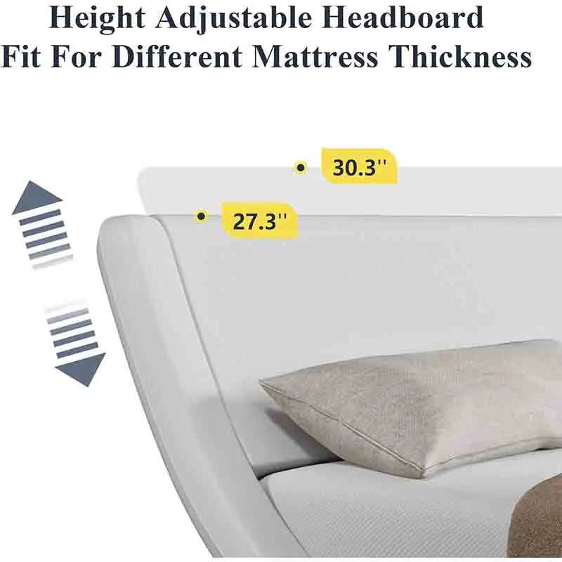Yoobure Queen Size Platform Bed Frame with Ergonomic
