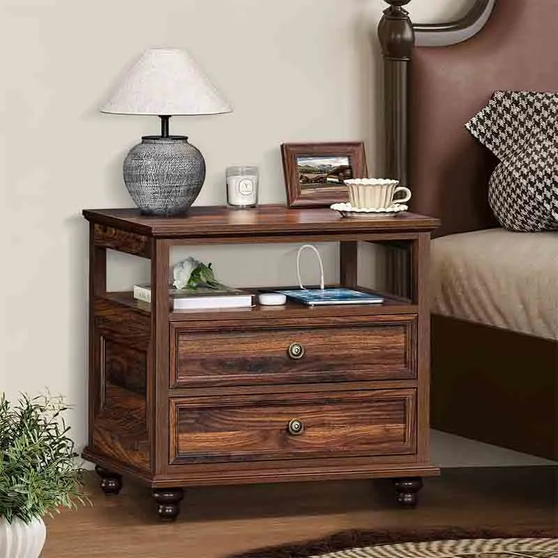 Yoobure 24" Wide End Table with 2 Drawers