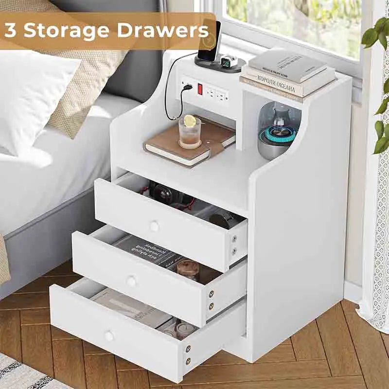 Yoobure Night Stand with Hutch