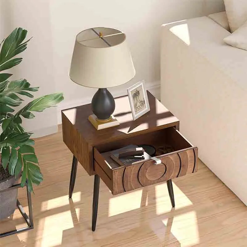 Yoobure End Table Living Room Small Side Table with Drawer