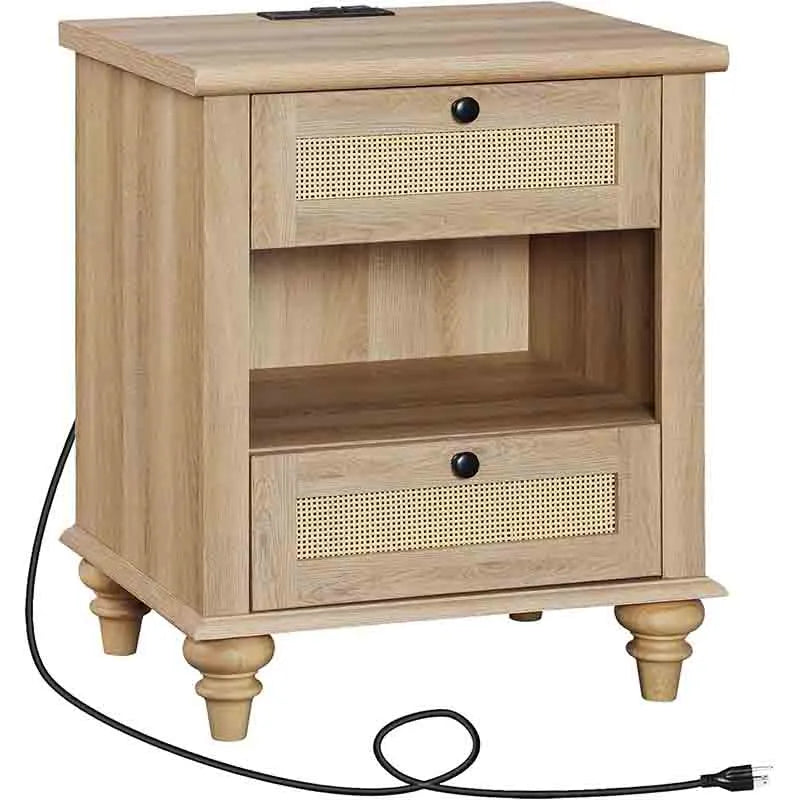 Light Wood End Table