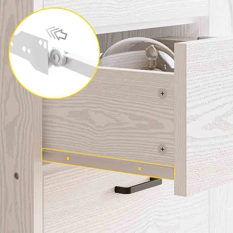 Yoobure Bookshelf with 3 Drawers, Tall Bookcase Shelf