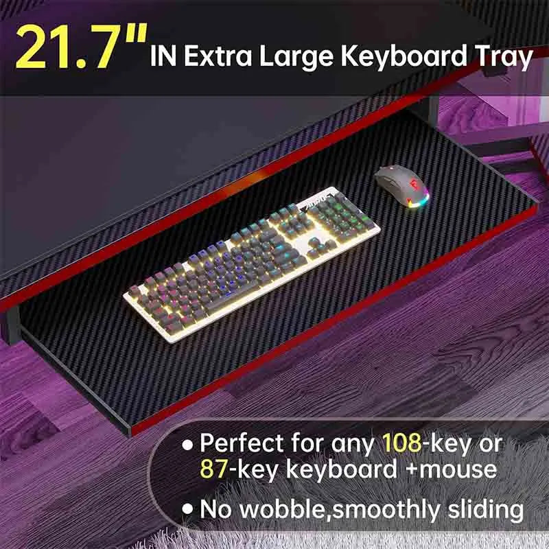 Yoobure L Shaped 79" Gaming Desk