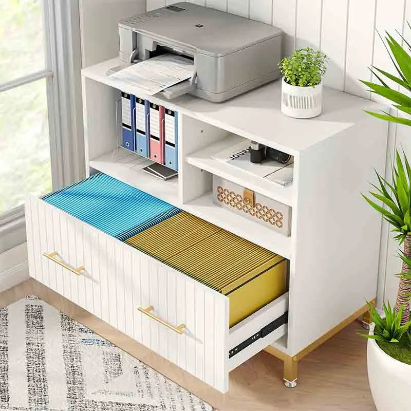 Yoobure Filing Cabinet with Adjustable Hanging Rod