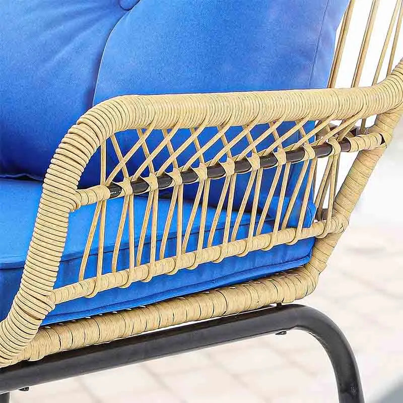 Yoobure 3-Piece Outdoor Patio Furniture Wicker Bistro Set