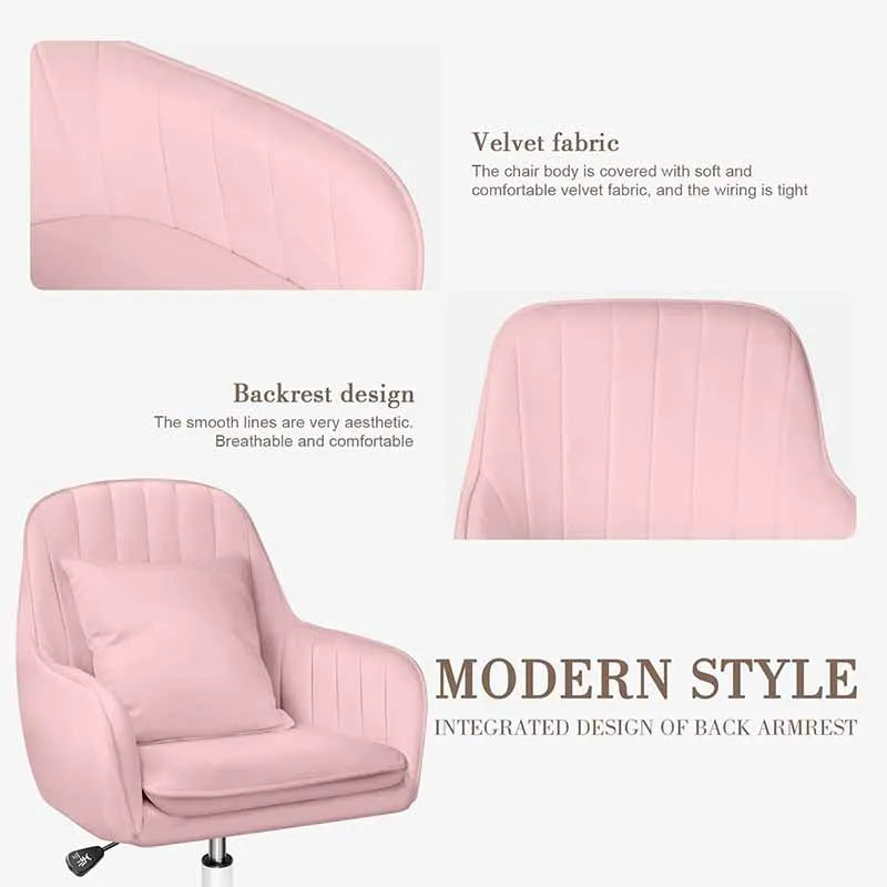 Yoobure Cute Office Chair, Pink