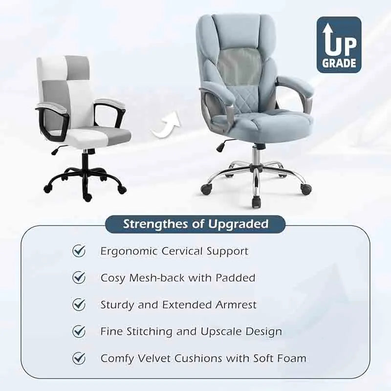 Yoobure Home Office Chair Ergonomic Desk Chair with Wheels