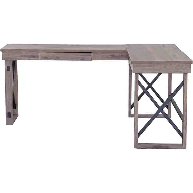 L-Shaped Industrial Desk