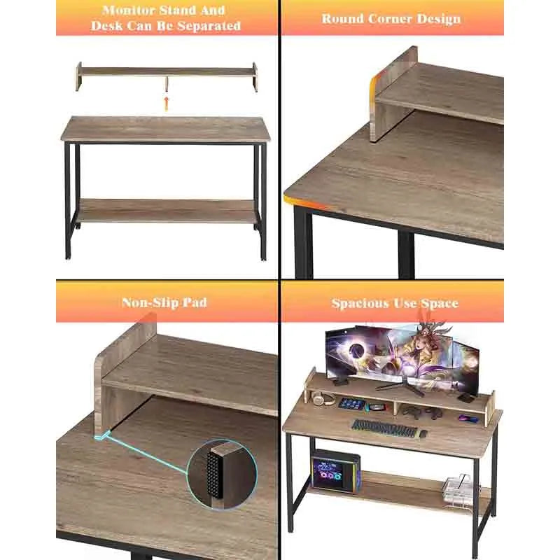 Yoobure 32 Inch Gaming Writing Desk