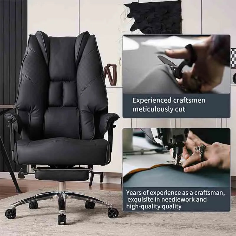 Yoobure Big and Tall Office Chair Wide Seat with Foot Rest