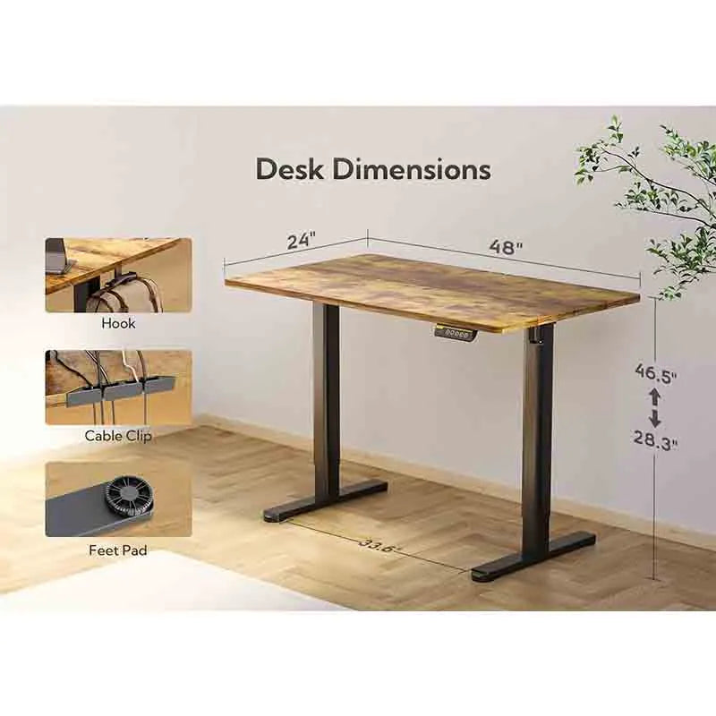 Yoobure Adjustable Height Stand Up Desk