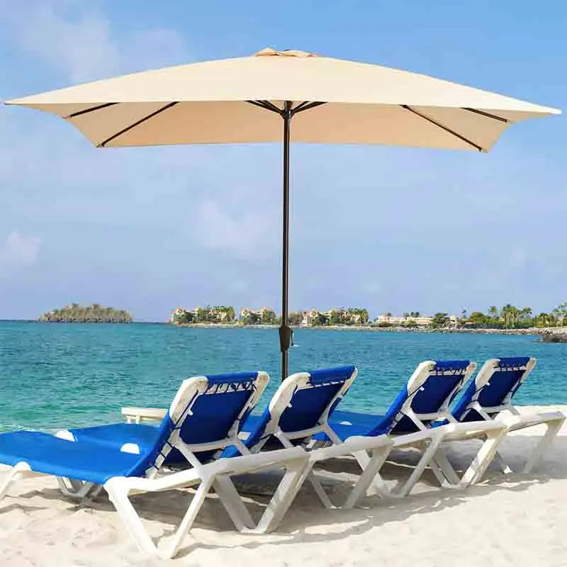 Yoobure Rectangular Patio Umbrella Outdoor Table Umbrella