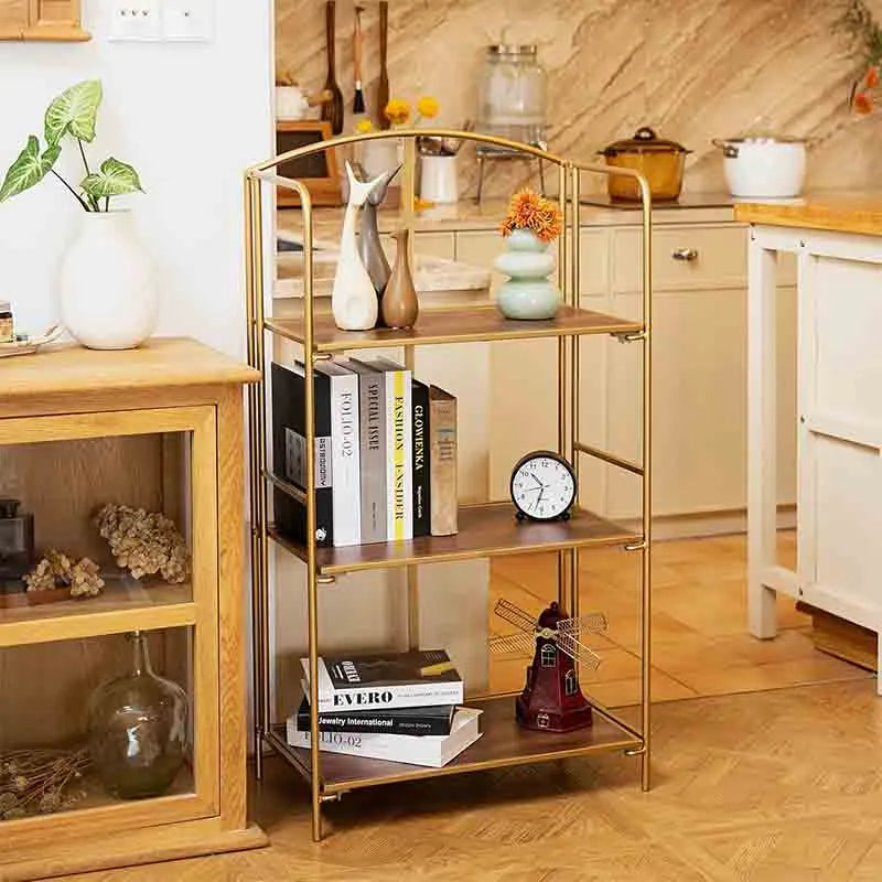 Yoobure No Assembly Folding Bookshelf Book Shelf