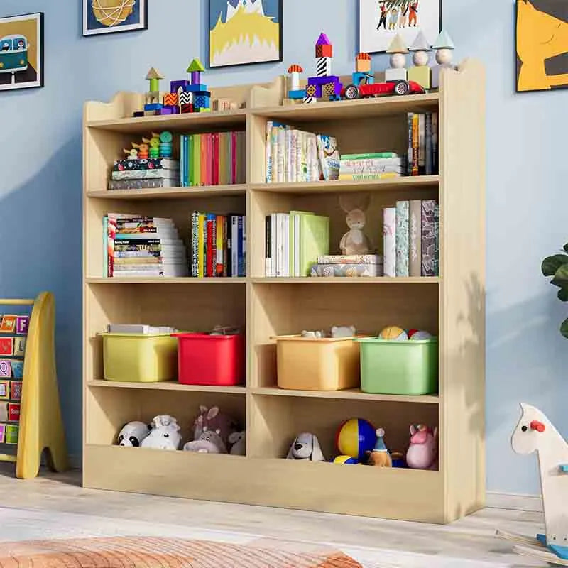 Yoobure 5 Tier Bookshelf Toddler Bookcase Storage Cabinet