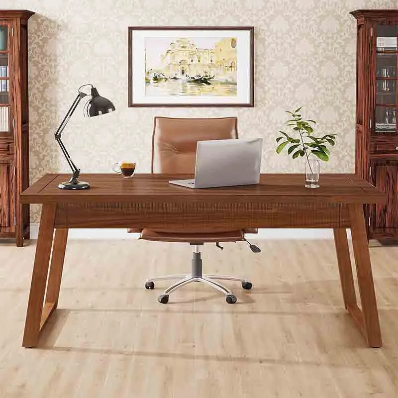 Yoobure Home Office Wooden Computer Desk with Drawer