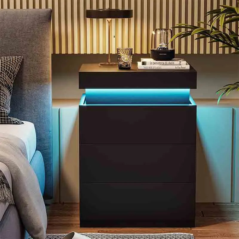 Yoobure Night Stand with Sliding Top