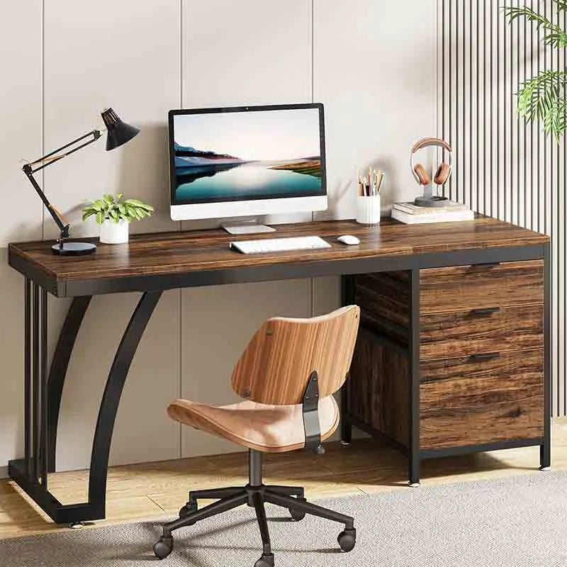 Yoobure 59-Inch PC Desk with Reversible Drawers